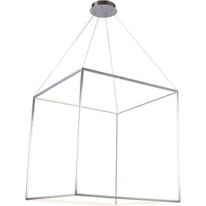 Canada LED 35 inch Shiny Nickel LED Chandelier Ceiling Light