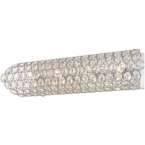 Erin 4 Light 22.5 inch Chrome Bathroom Light Wall Light