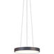 Pi LED 16 inch Black Bronze Pendant Ceiling Light