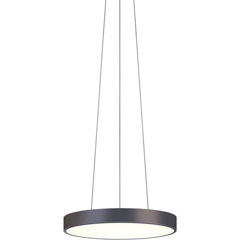 Pi LED 16 inch Black Bronze Pendant Ceiling Light