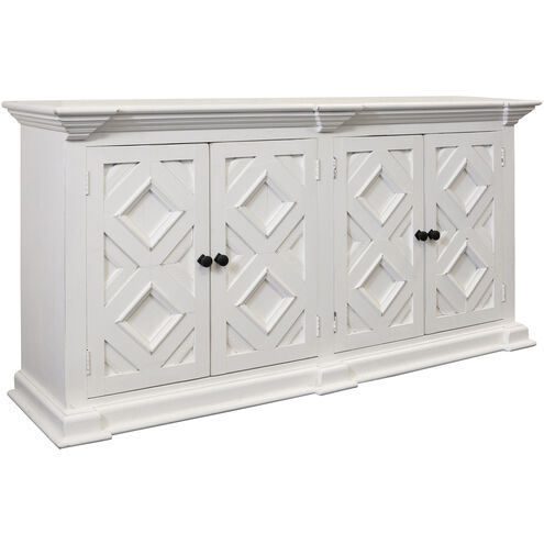 Cameron 70 X 17 inch Soft White and Black Sideboard