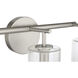 Hailie 3 Light 20 inch Satin Nickel Vanity Light Wall Light