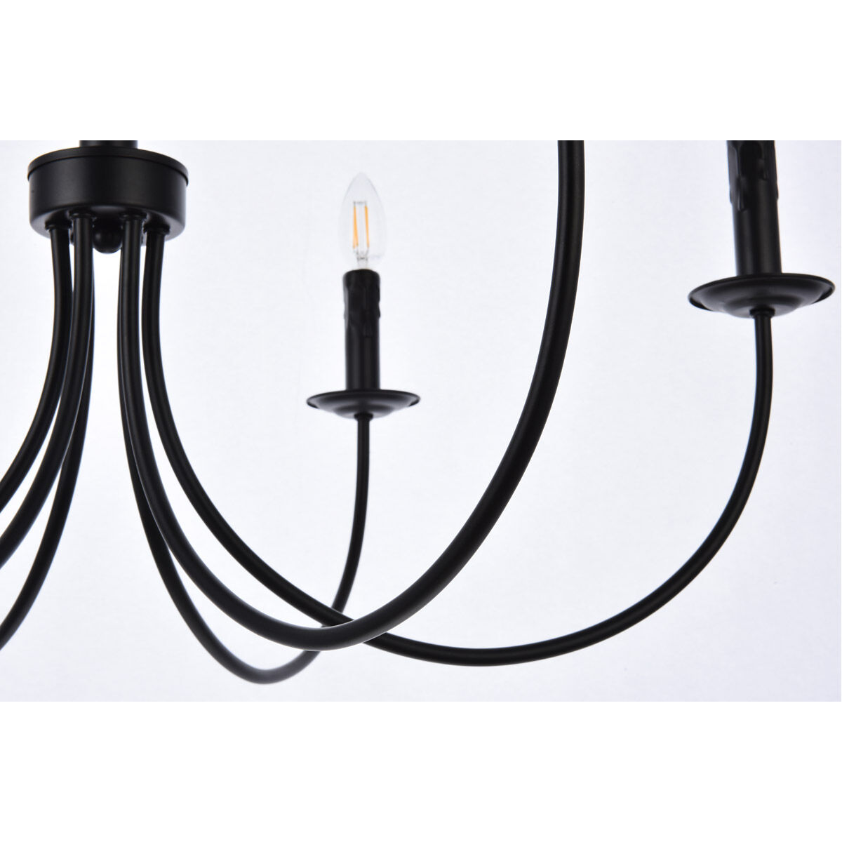 Brielle 6 Light 32 inch Black Pendant Ceiling Light