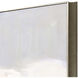 Dream of Clouds / Where Land Meets Sky Blue and Gray and Yellow Framed Art
