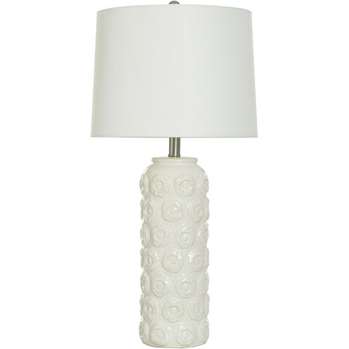 Flor 27.75 inch 100 watt Cream Table Lamp Portable Light