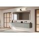 Idris LED 40.5 inch Matte Black Bath Vanity Wall Light