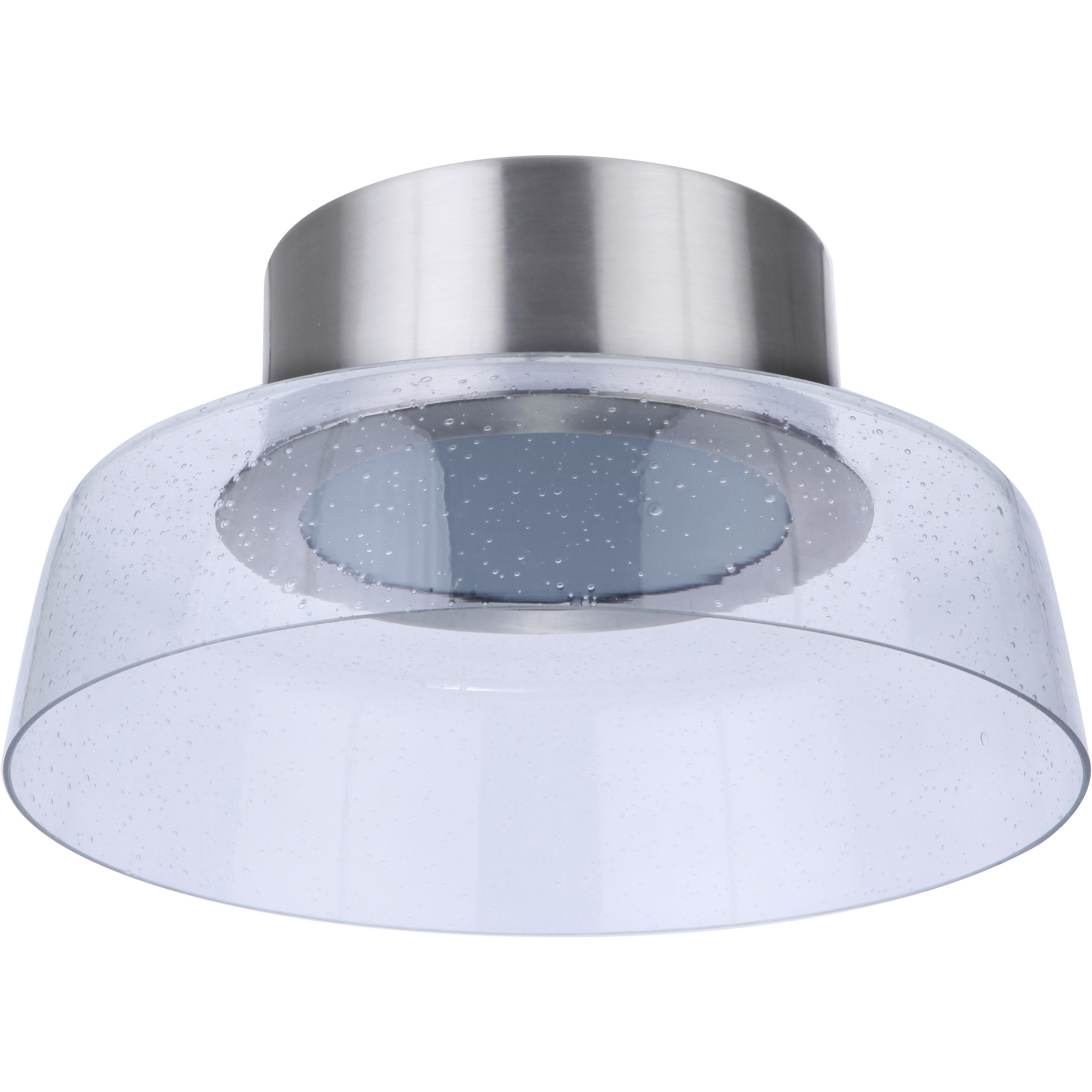 Centric LED 13.75 inch Brushed Polished Nickel Flushmount Ceiling Light