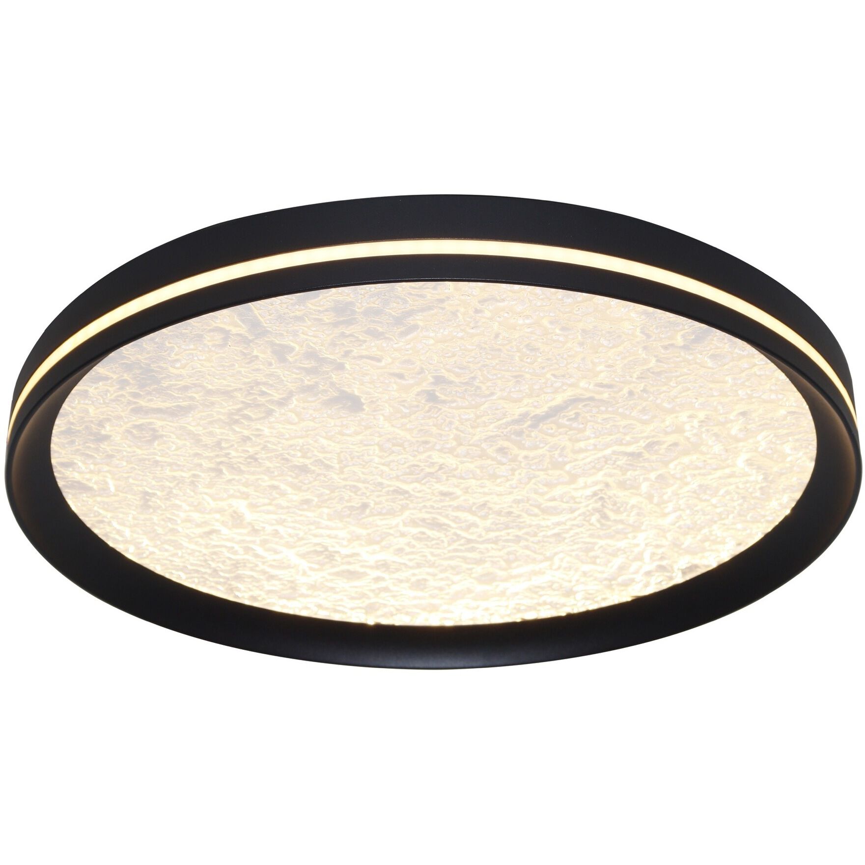 Luna LED 11.81 inch Black Flush Mount Ceiling Light