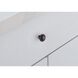 Garlande Oil-Rubbed Bronze Hardware Cabinet Knob, Set of 10