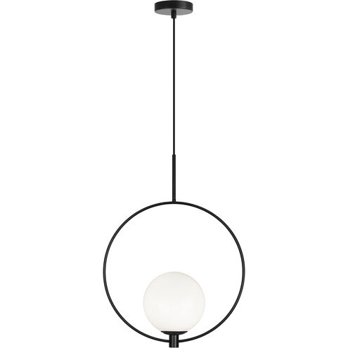 Averley 1 Light 7.88 inch Black Pendant Ceiling Light