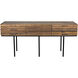 Zodiac 73 X 20.5 inch Dark Walnut Sideboard