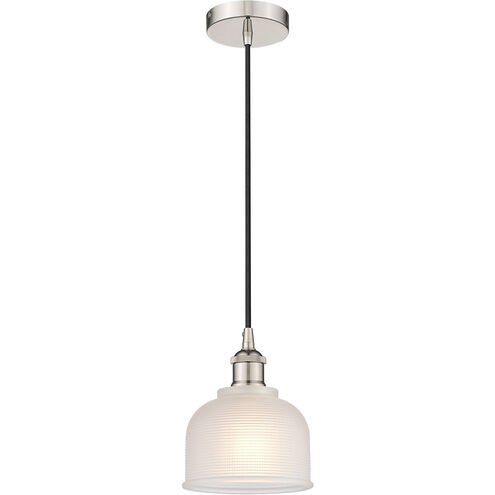 Edison Dayton 1 Light 6 inch Polished Nickel Mini Pendant Ceiling Light