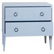 Bay St. Louis Mist Blue and Woven Chest