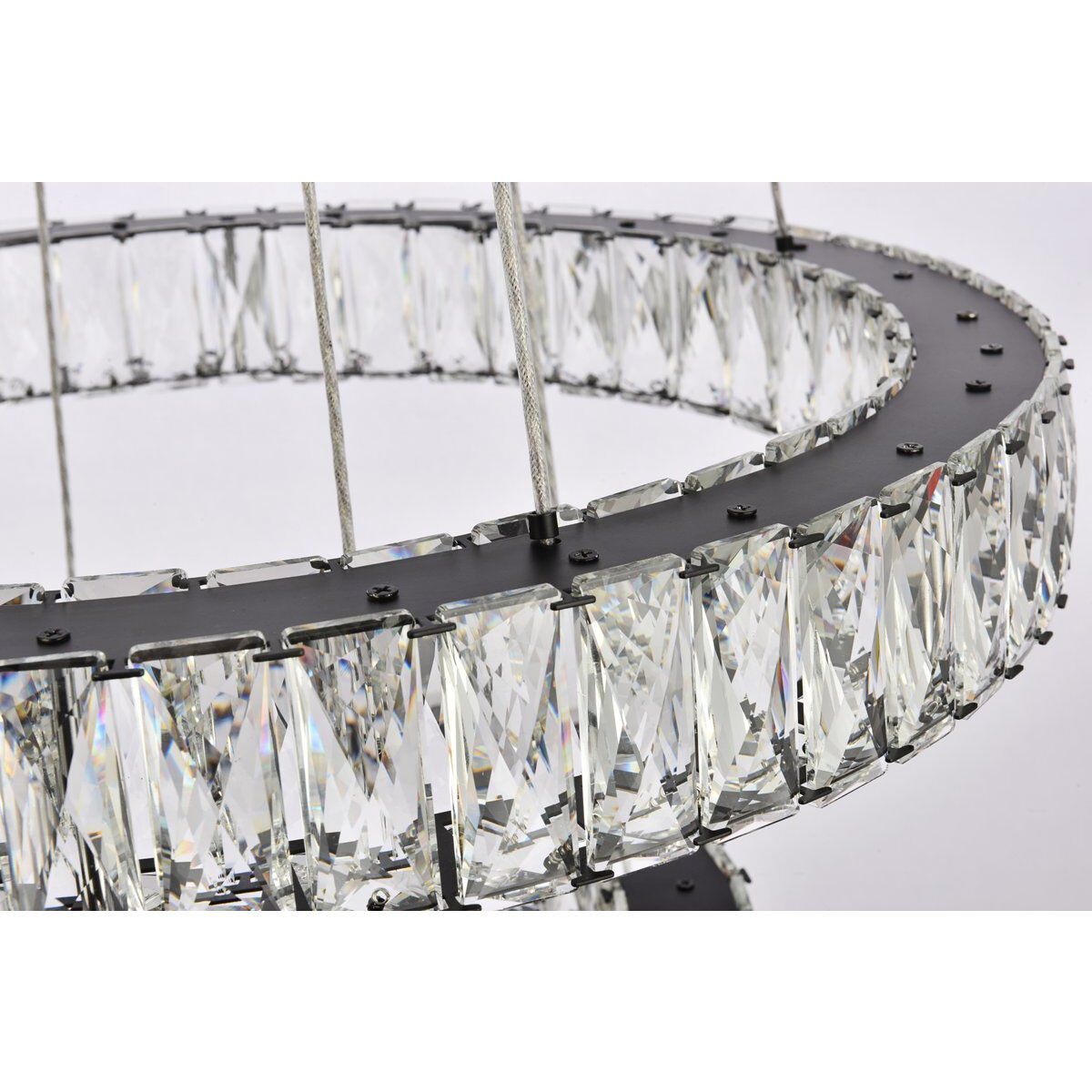 Monroe 3 Light 32 inch Black Chandelier Ceiling Light