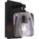 Andie 1 Light 5 inch Flat Black Wall Sconce Wall Light