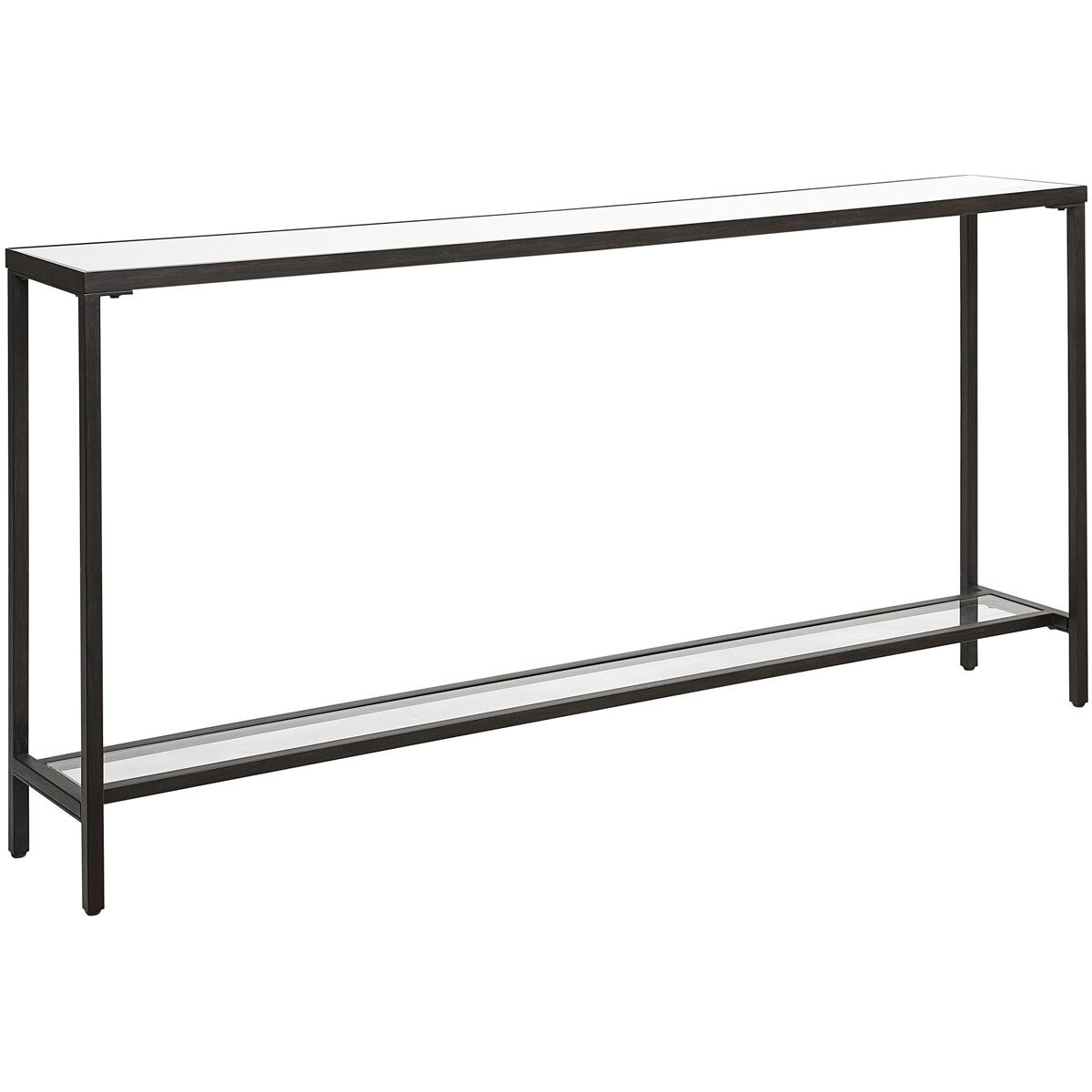 60 inch glass console clearance table