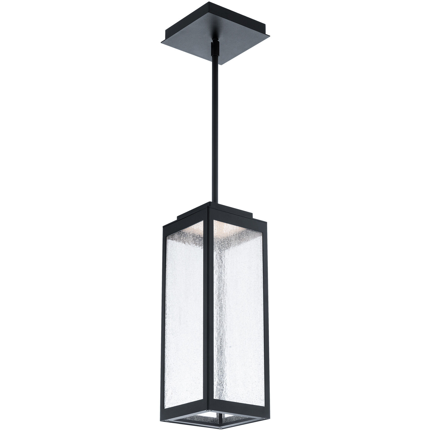 Amherst LED 6 inch Black Outdoor Pendant, dweLED