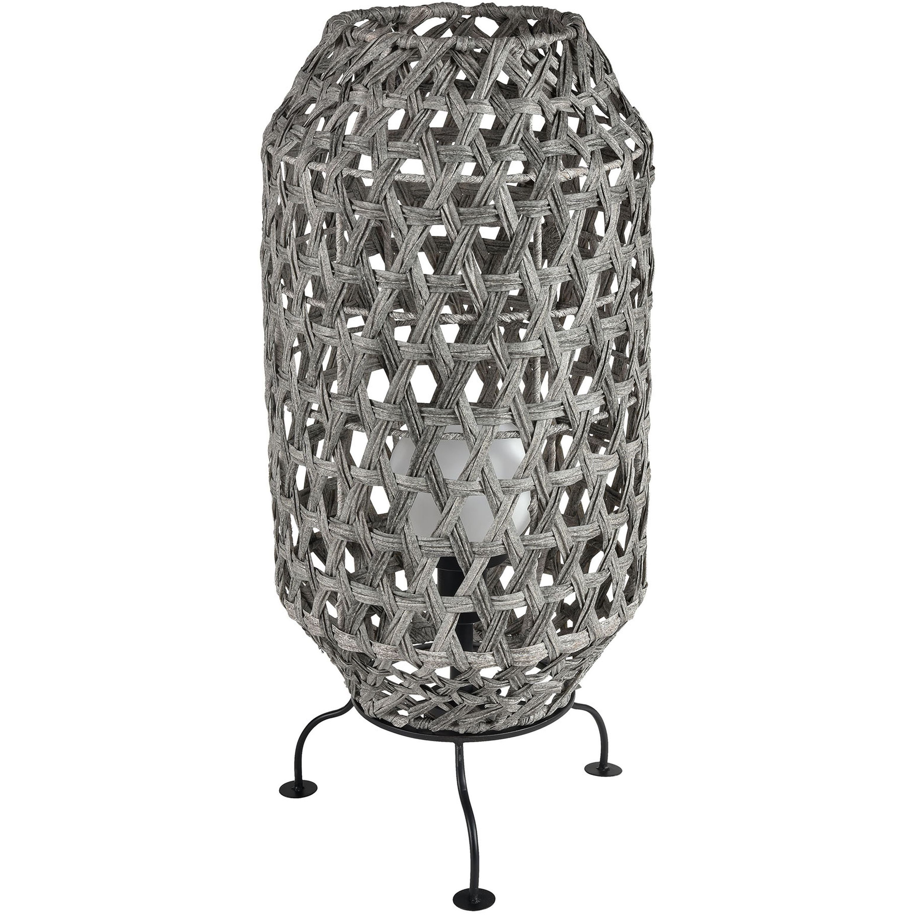 Banaue 36 inch 7 watt Gray with Black Outdoor Table Lamp