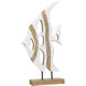 Nero Natural and White Decorative Object