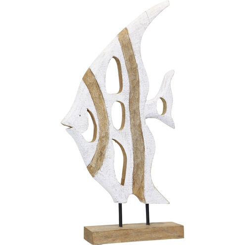 Nero Natural and White Decorative Object