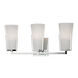 Upton 3 Light 19 inch Polished Chrome Bath Bracket Wall Light