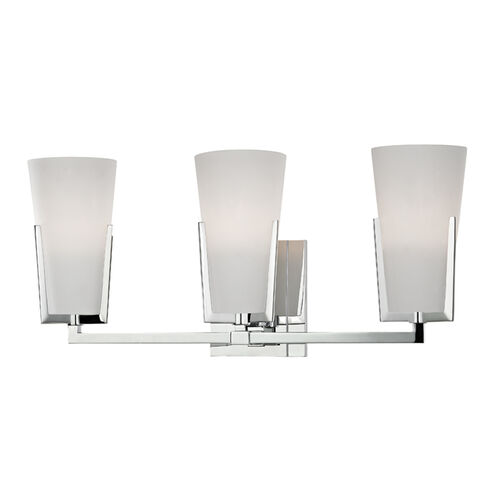 Upton 3 Light 19 inch Polished Chrome Bath Bracket Wall Light