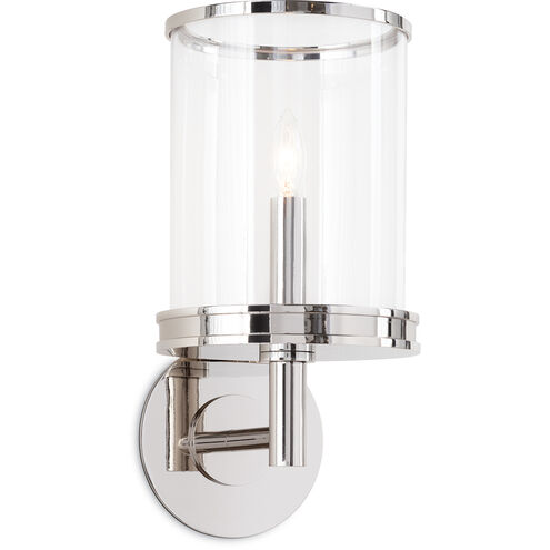 Adria 1 Light 7 inch Polished Nickel Wall Sconce Wall Light