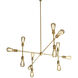 New Traditional 12 Light Brass Chandelier Ceiling Light