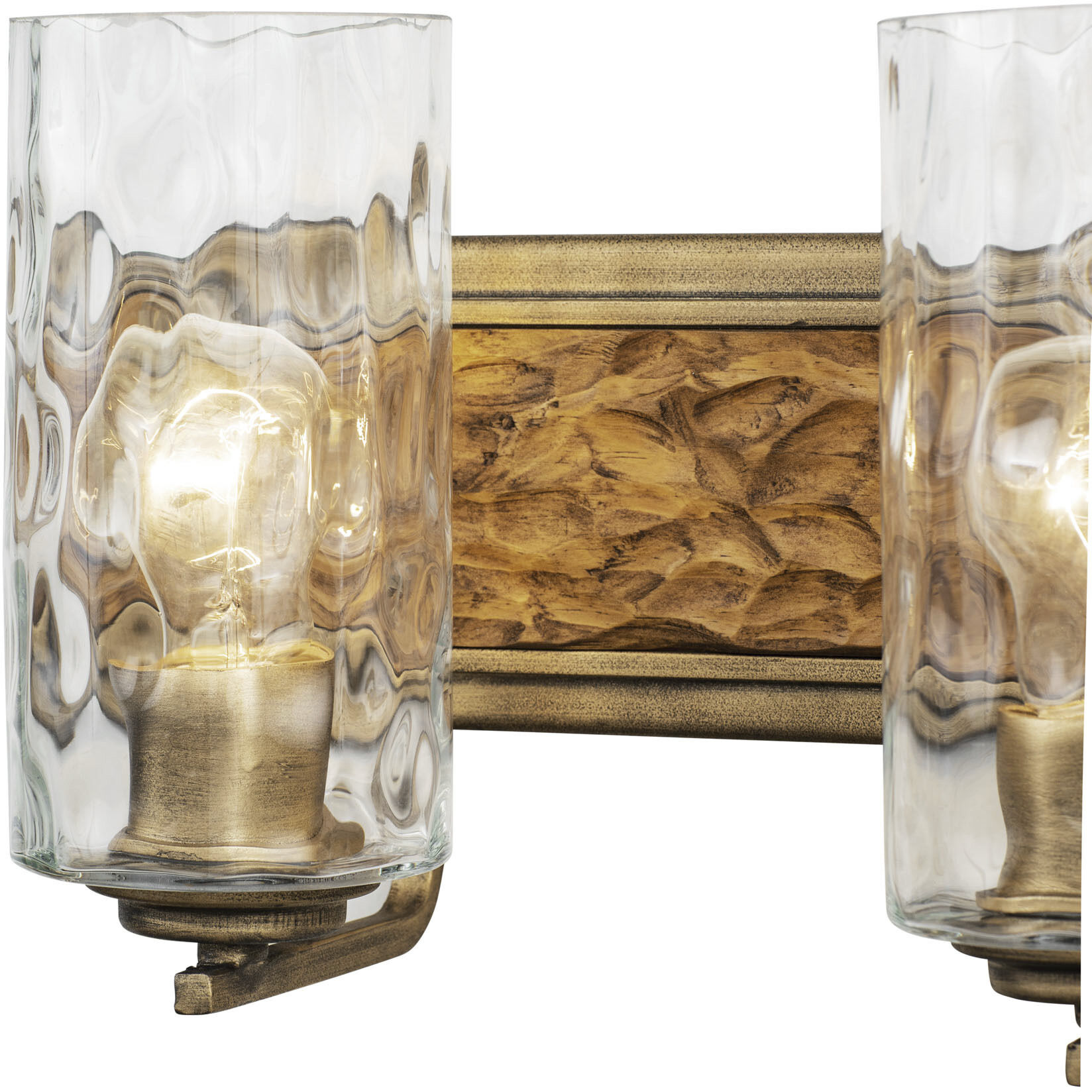 Hammer Time 3 Light 25 inch Havana Gold/Cinnamon Bath Vanity Wall Light