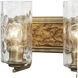 Hammer Time 3 Light 25 inch Havana Gold/Cinnamon Bath Vanity Wall Light
