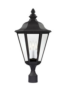 Brentwood 3 Light 25.75 inch Black Outdoor Post Lantern