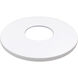 M2 Matte Powder White Round Pinhole Trim Ring