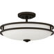 Cadet 4 Light 19.25 inch Old Bronze Semi-Flush Mount Ceiling Light