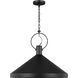 Suzanne Kasler Lyon 1 Light 24 inch Midnight Black Pendant Ceiling Light