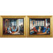Musicians Gold Gold/Multicolor Wall Art