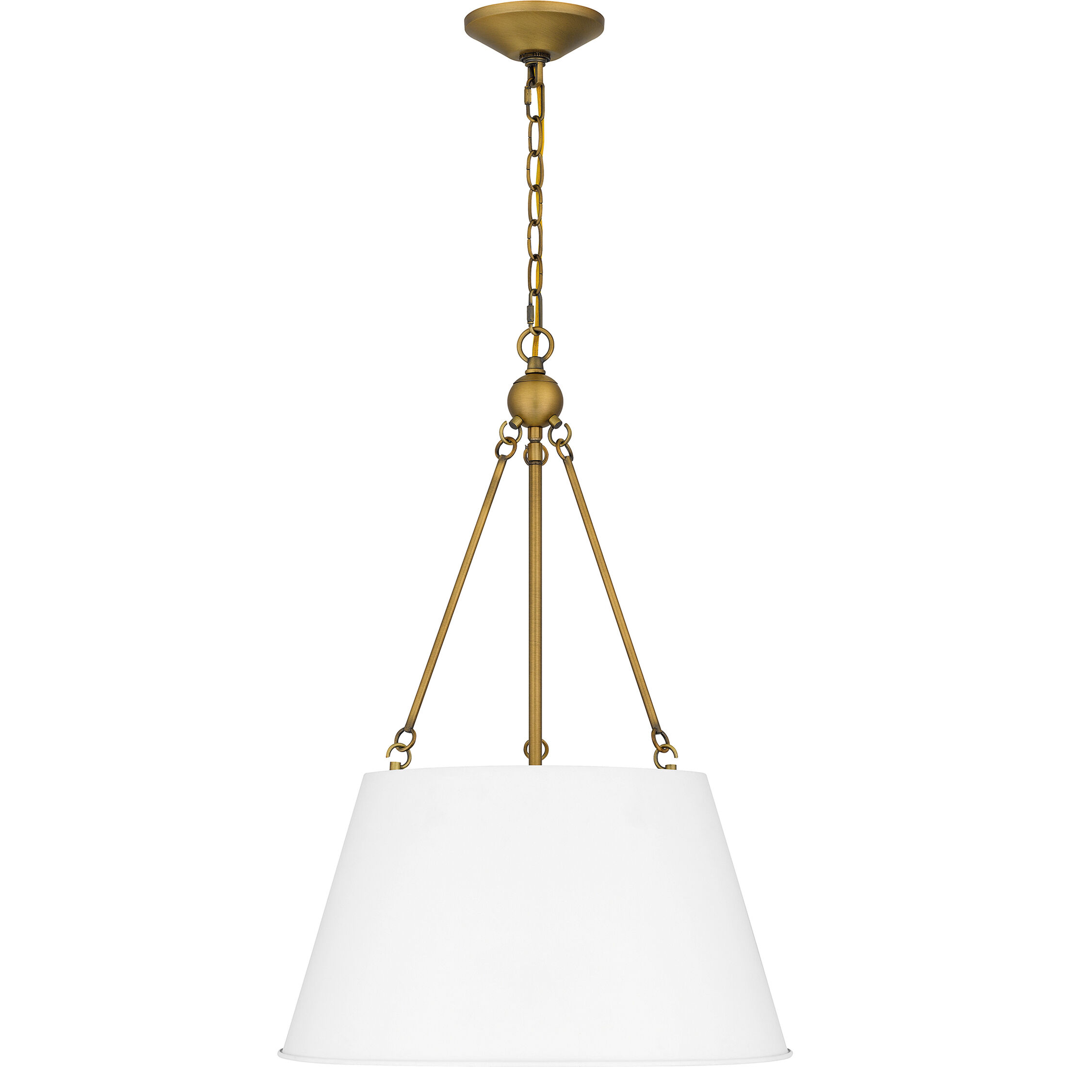 Aberdale 4 Light 19 inch White Lustre Pendant Ceiling Light
