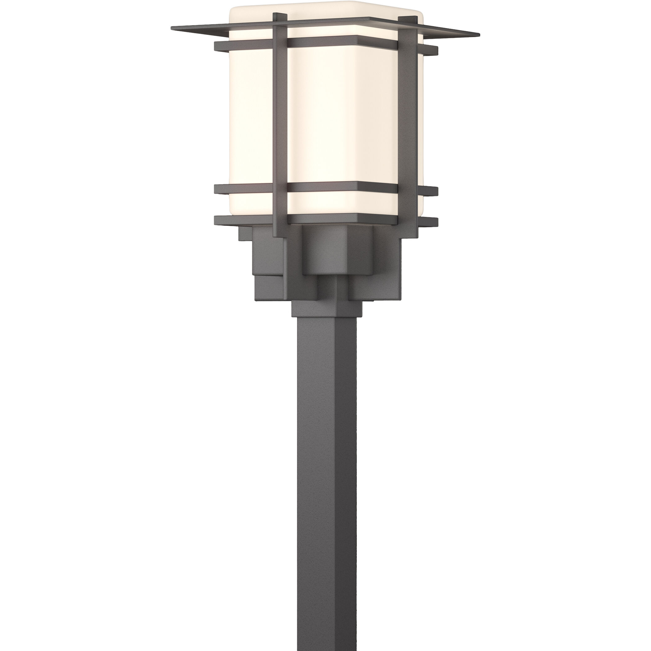 Tourou 1 Light 19.1 inch Coastal Burnished Steel Outdoor Post Light, Large