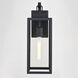 Clinton LED 17.75 inch Matte Black Outdoor Wall