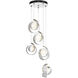 Riza 5 Light 19.1 inch White Pendant Ceiling Light