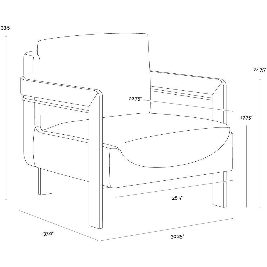 Garo Bravo Ash Lounge Chair