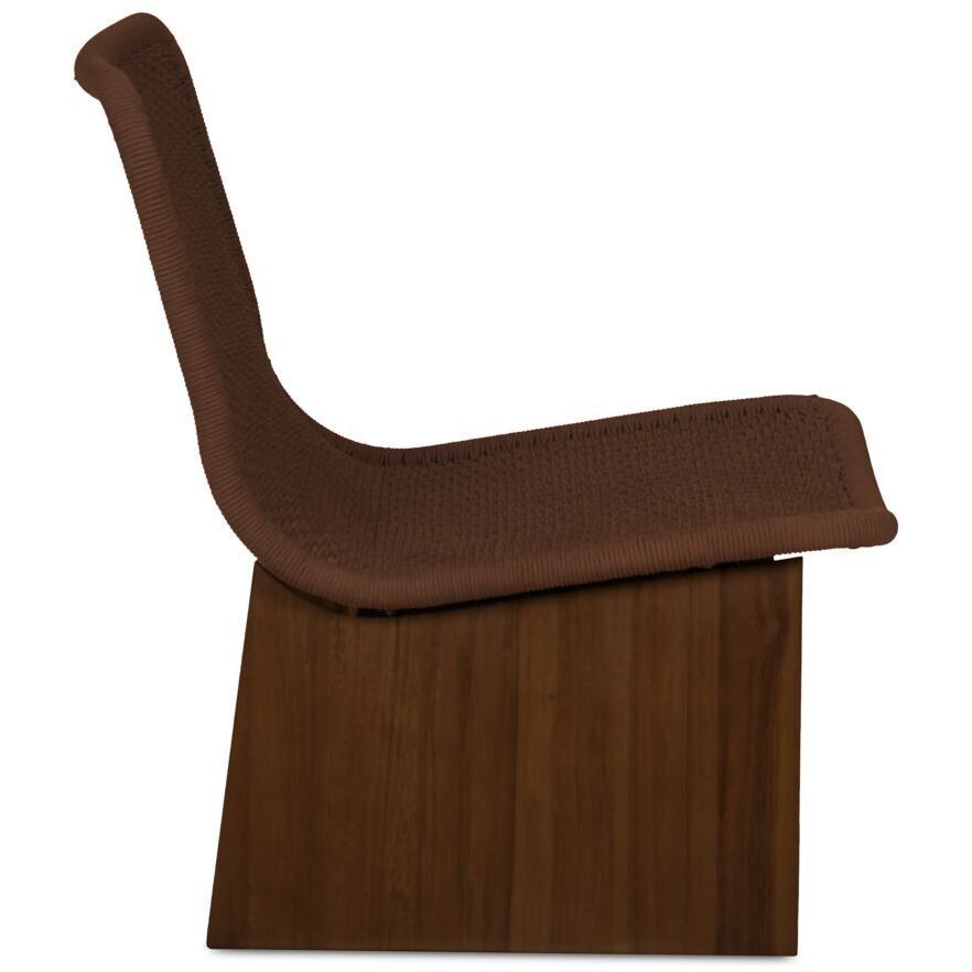 Savanna Brown Outdoor Accent Chair