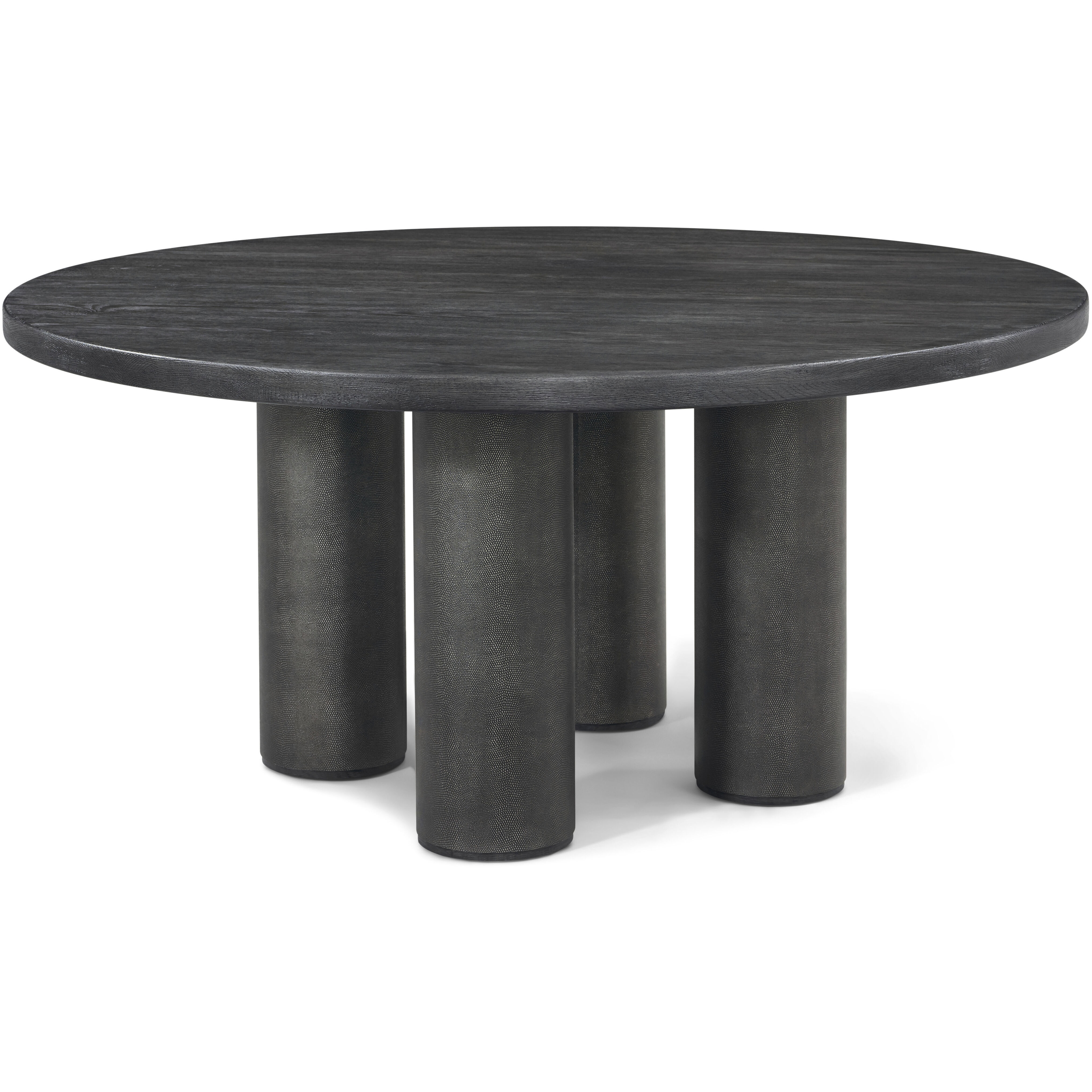 Maxwell 64 X 64 inch Obsidian Round Dining Table, Wooden