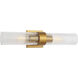 C&M by Chapman & Myers Geneva 2 Light 4.5 inch Burnished Brass Sconce Wall Light