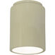 Radiance Cylinder LED 6.5 inch Vanilla Gloss Flush-Mount Ceiling Light