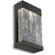 Ontario LED 17 inch Black Outdoor Wall Mount, Large 