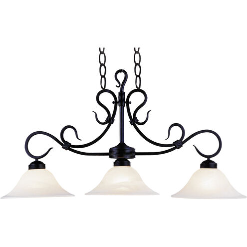 Buckingham Linear Chandelier Ceiling Light in Incandescent