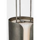 Anne-Marie Barton Armise LED 11 inch Mottled Pewter Pendant Ceiling Light