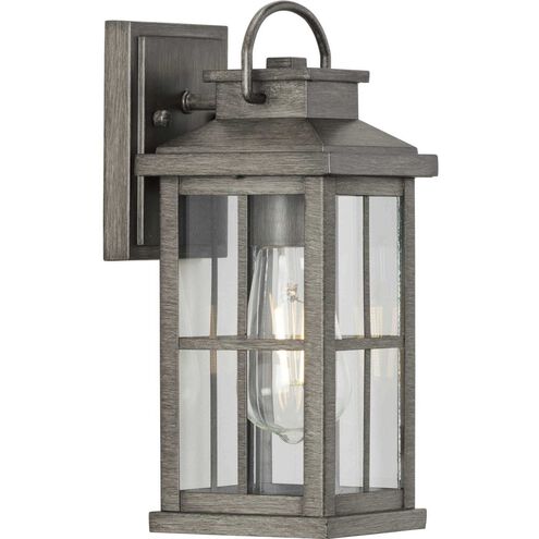 Williamston 1 Light 12 inch Antique Pewter Outdoor Wall Lantern, Small
