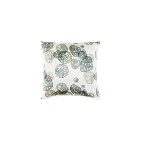 Natural Affinity 20 X 20 inch Cream and Dark Green Throw Pillow