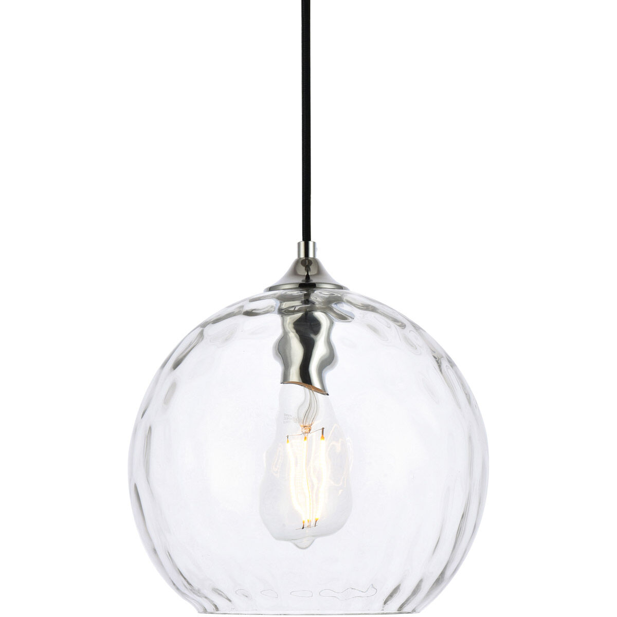 Cashel 1 Light 10 inch Chrome Pendant Ceiling Light